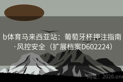 b体育马来西亚站：葡萄牙杯押注指南·风控安全（扩展档案D602224）